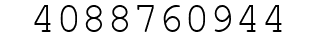 Number 4088760944.