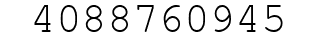 Number 4088760945.