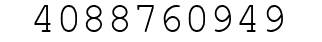 Number 4088760949.