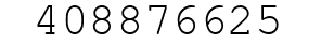 Number 408876625.
