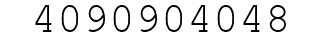 Number 4090904048.