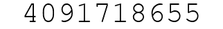 Number 4091718655.