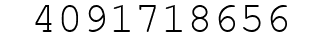 Number 4091718656.