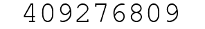 Number 409276809.