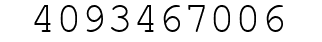 Number 4093467006.