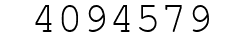 Number 4094579.