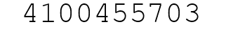 Number 4100455703.