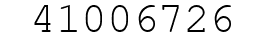 Number 41006726.