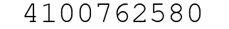Number 4100762580.