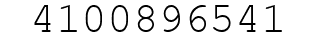 Number 4100896541.