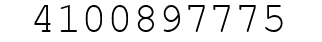 Number 4100897775.