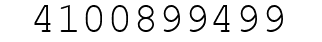 Number 4100899499.