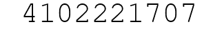 Number 4102221707.