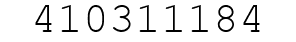 Number 410311184.