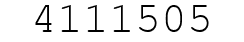 Number 4111505.