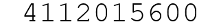 Number 4112015600.