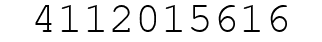 Number 4112015616.