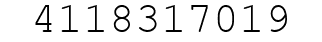 Number 4118317019.