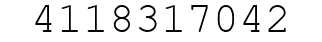 Number 4118317042.