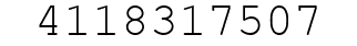 Number 4118317507.