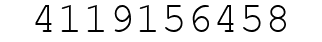 Number 4119156458.