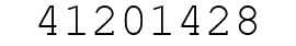 Number 41201428.