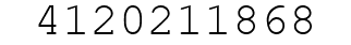 Number 4120211868.