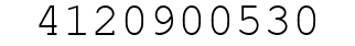 Number 4120900530.