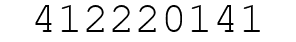 Number 412220141.