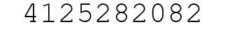 Number 4125282082.