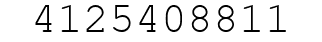 Number 4125408811.