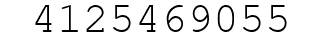 Number 4125469055.