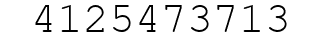 Number 4125473713.