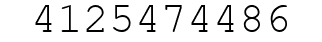 Number 4125474486.