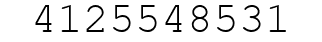 Number 4125548531.