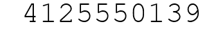 Number 4125550139.