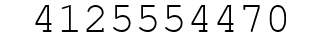 Number 4125554470.