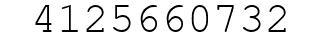 Number 4125660732.