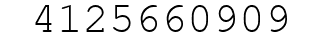 Number 4125660909.