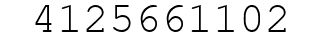 Number 4125661102.