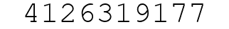 Number 4126319177.