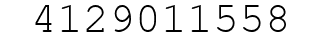 Number 4129011558.