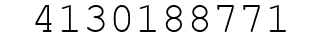 Number 4130188771.