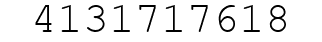 Number 4131717618.