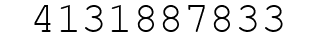Number 4131887833.