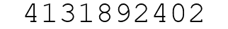 Number 4131892402.
