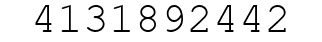 Number 4131892442.
