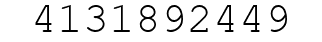 Number 4131892449.