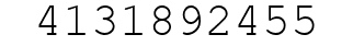 Number 4131892455.