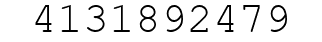 Number 4131892479.